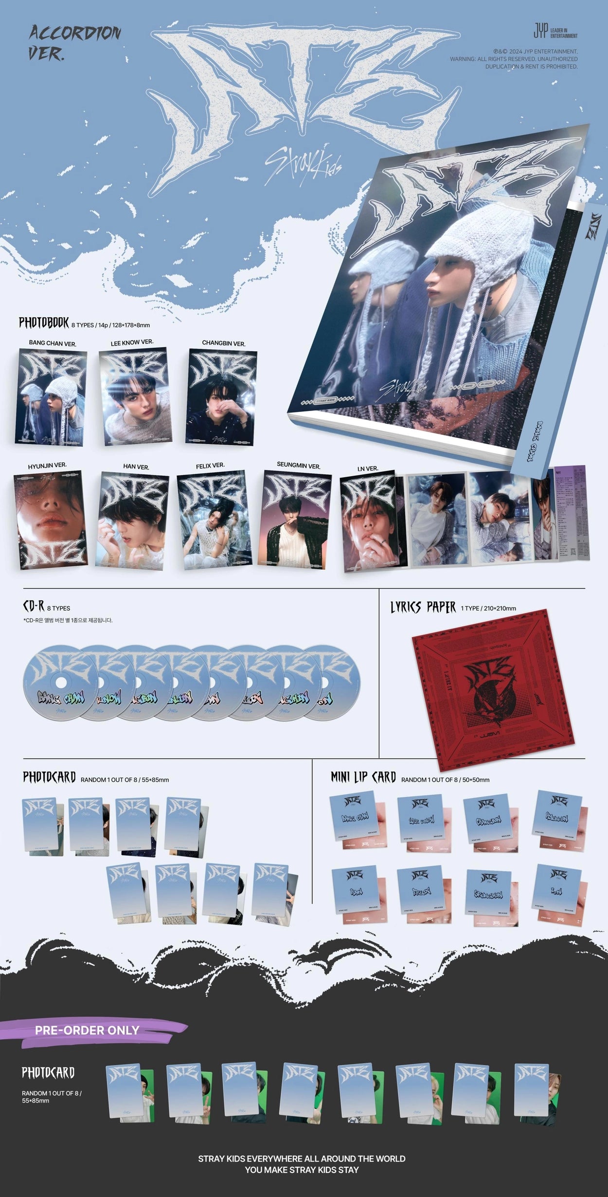 Stray Kids - 9th Mini Album ATE (Accordion Ver.)