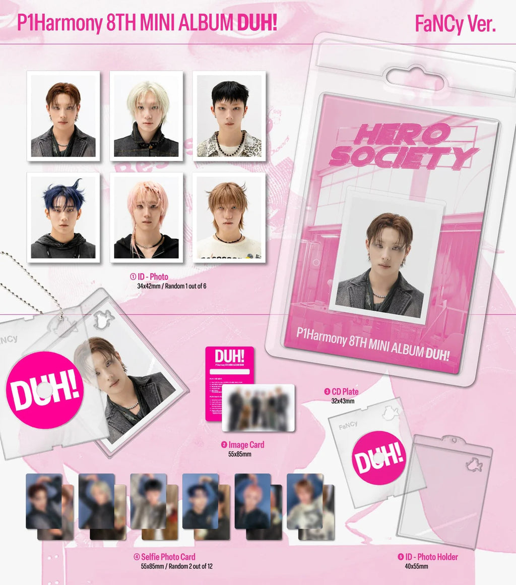 P1Harmony - 8th Mini Album DUH! (FaNCy Ver.) (PLVE)