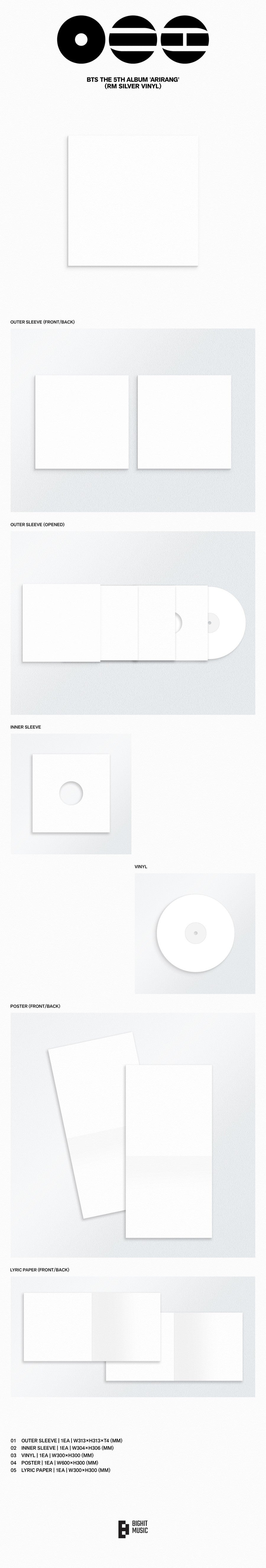 BTS – The 5th Album ARIRANG (Standard Vinyl Ver.)
