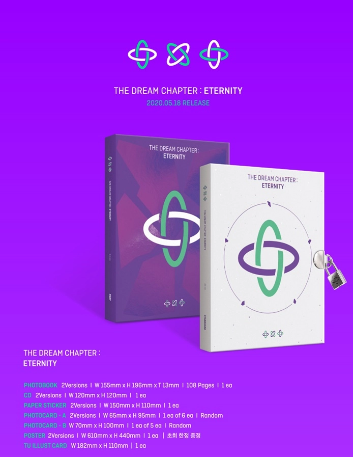 TOMORROW X TOGETHER (TXT) - THE DREAM CHAPTER : ETERNITY (PORT / STARBOARD Ver.)