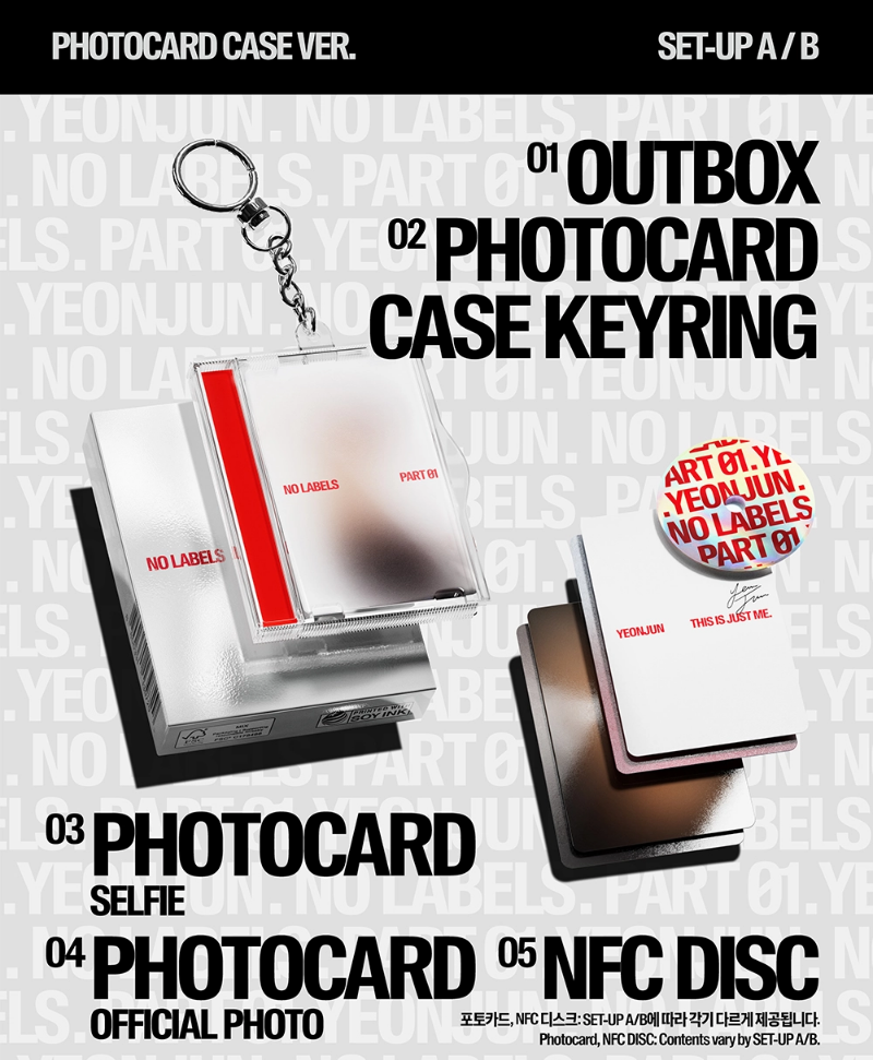 YEONJUN - NO LABELS: PART 01 (Photocard Case Ver.)