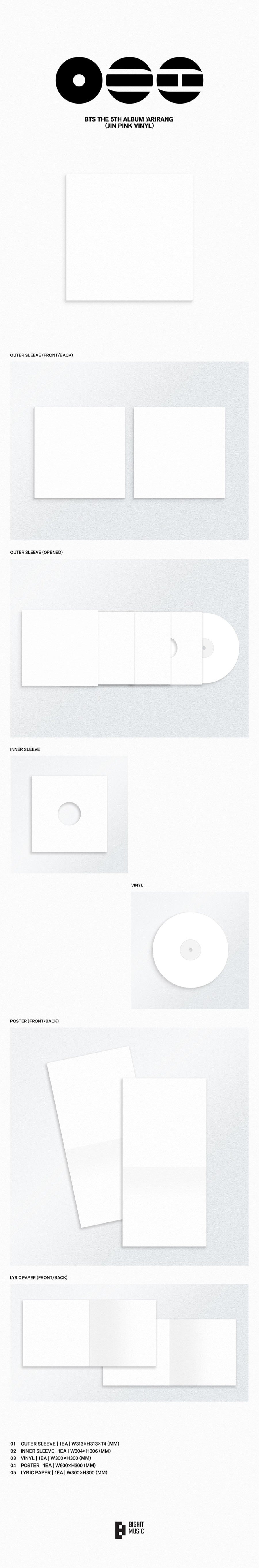 BTS – The 5th Album ARIRANG (Standard Vinyl Ver.)