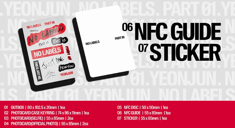YEONJUN - NO LABELS: PART 01 (Photocard Case Ver.)