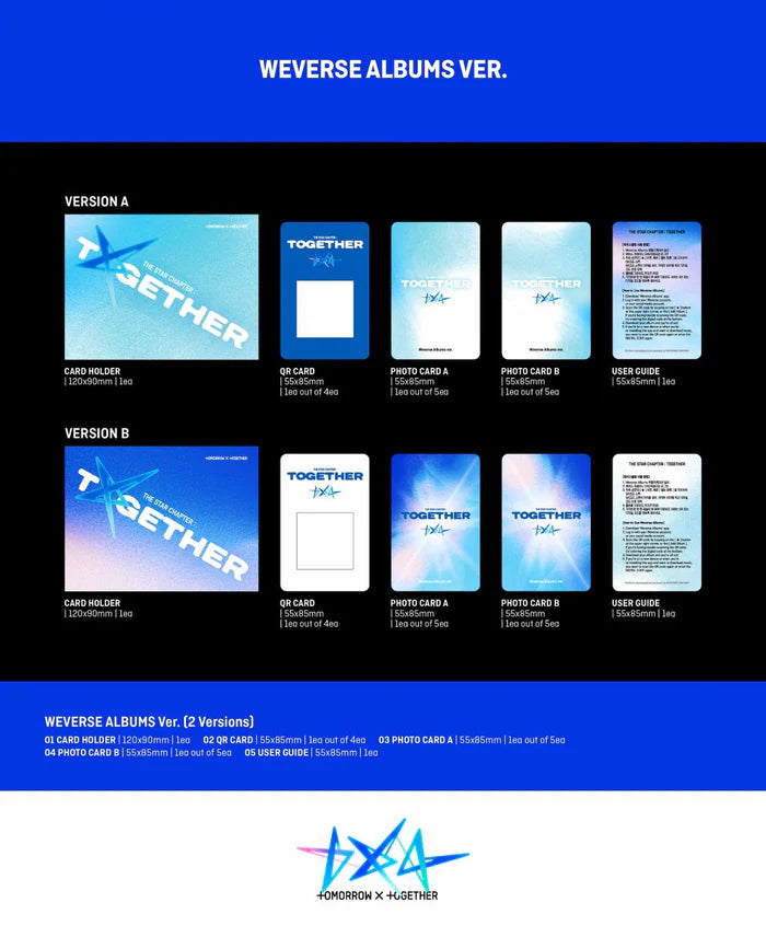 TOMORROW X TOGETHER (TXT) - Album THE STAR CHAPTER : TOGETHER (Weverse Albums ver.)