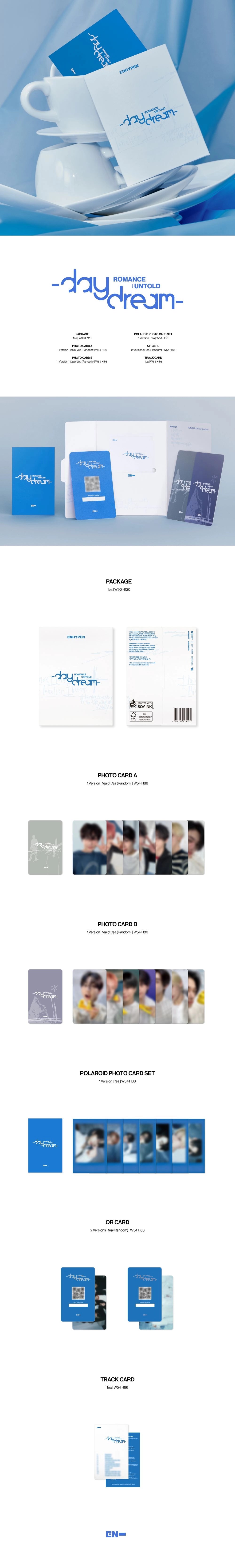 ENHYPEN - 2nd Album Repackage ROMANCE : UNTOLD -daydream- (Weverse Albums ver.)