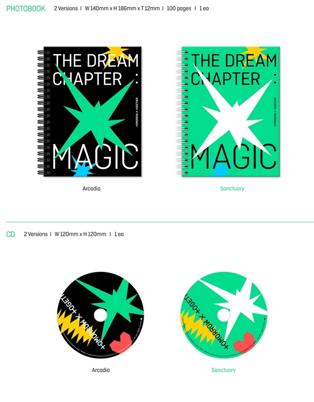 TOMORROW X TOGETHER (TXT) - THE DREAM CHAPTER : MAGIC (ARCADIA / SANCTUARY Ver.)
