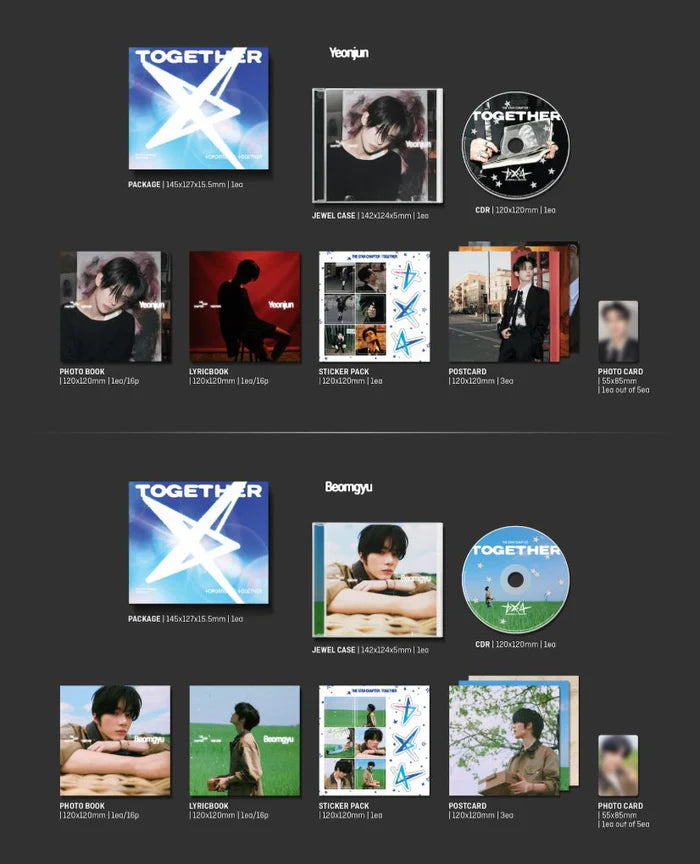 TOMORROW X TOGETHER (TXT) - Album THE STAR CHAPTER : TOGETHER (Solo Track Ver.)