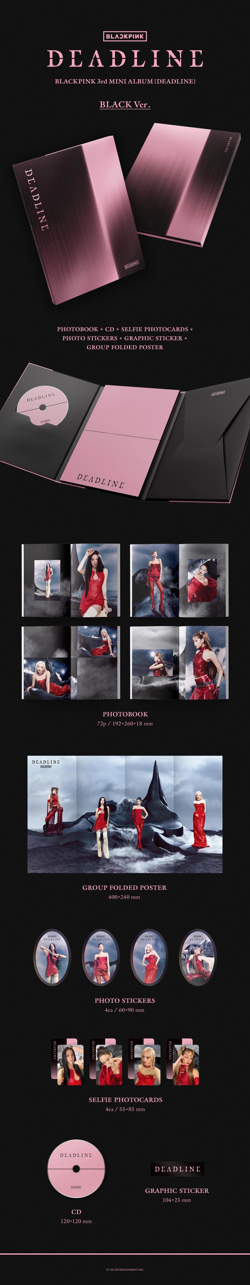 BLACKPINK 3rd MINI ALBUM DEADLINE (BLACK Ver.)
