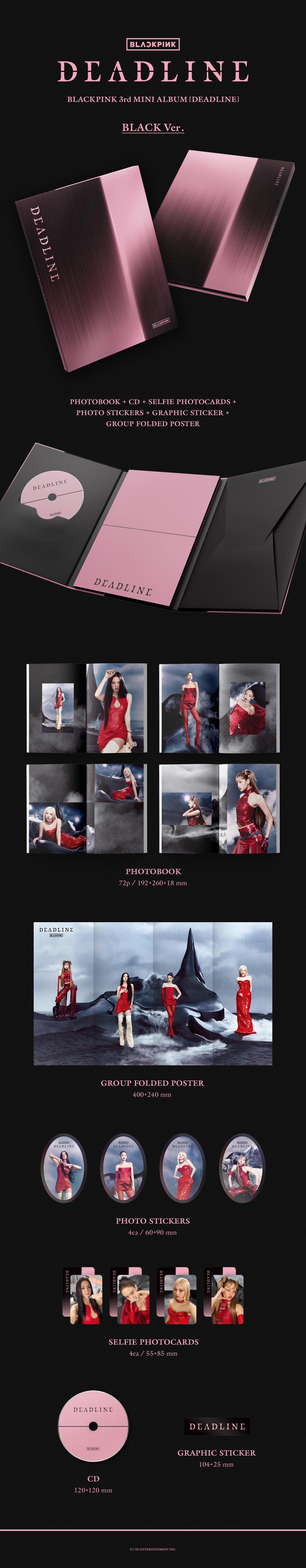BLACKPINK 3rd MINI ALBUM DEADLINE (BLACK Ver.)