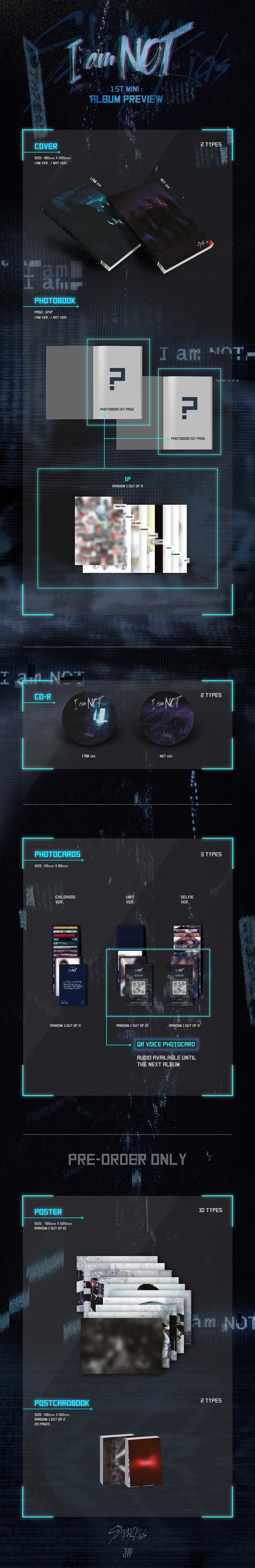 Stray Kids - 1st Mini Album I AM NOT (I AM / NOT Ver.)