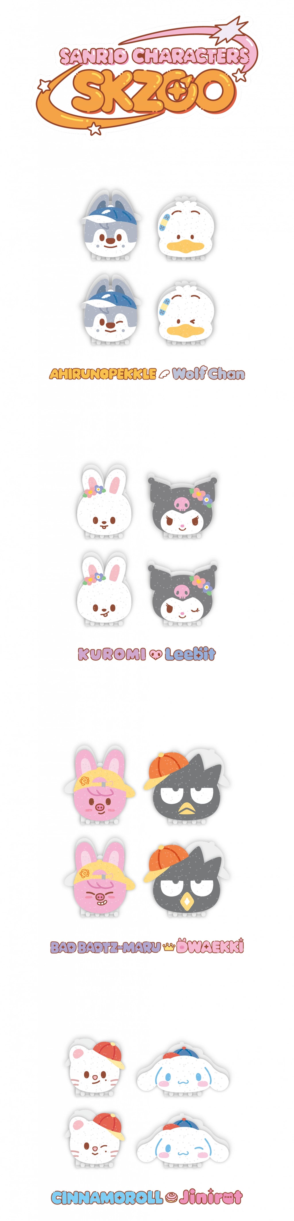 HAIR PIN - SKZOO X SANRIO CHARACTERS