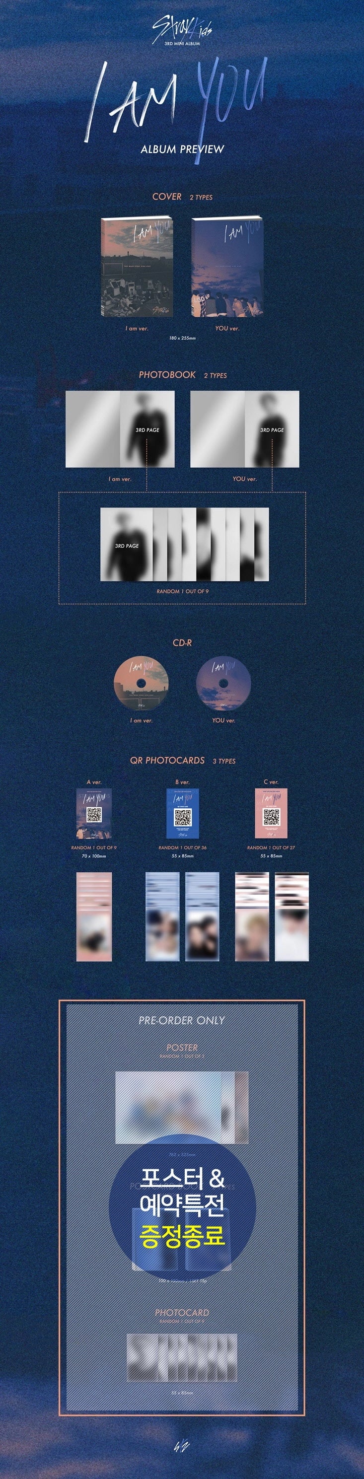 Stray Kids - 3rd Mini Album I AM YOU (I AM / YOU Ver.)