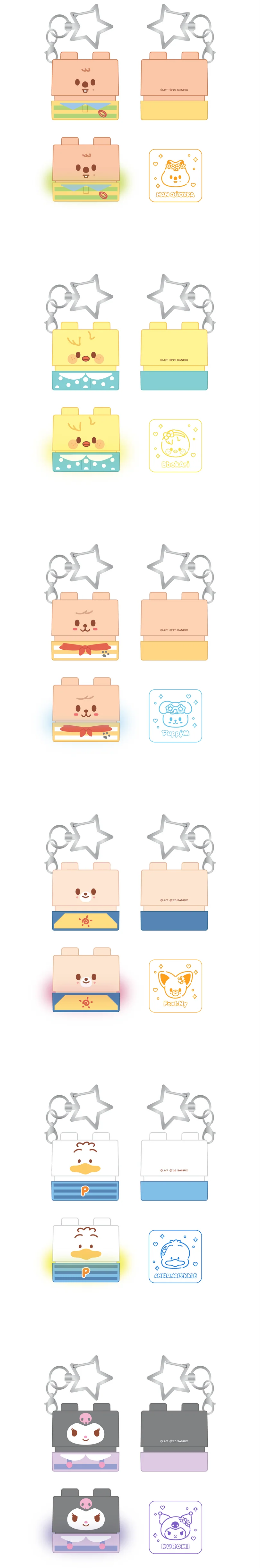 SECRET BLOCK STAMP - SKZOO X SANRIO CHARACTERS (RANDOM)