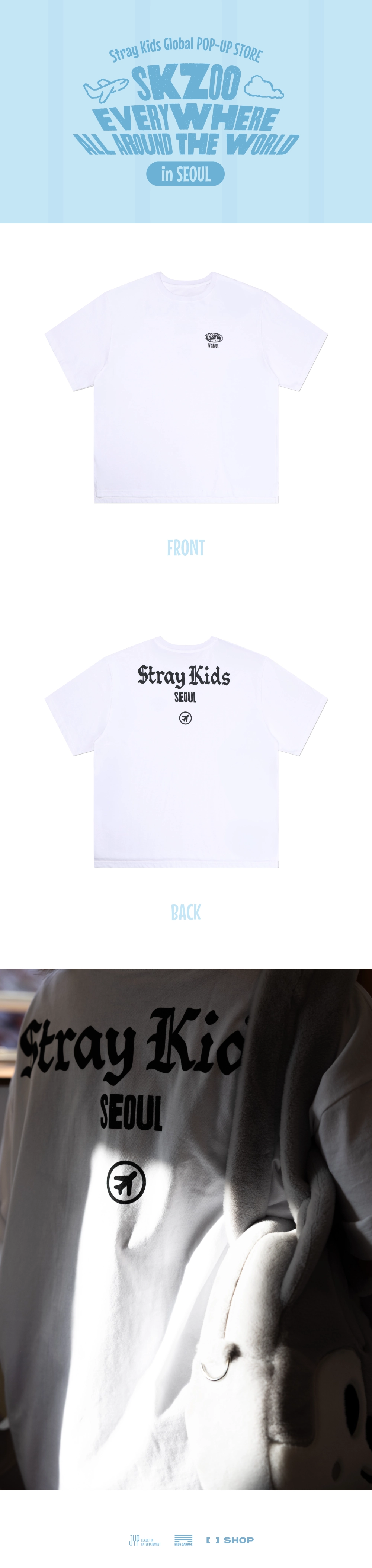 Stray Kids - T-SHIRT SEOUL Ver. - SKZOO Everywhere All Around The World