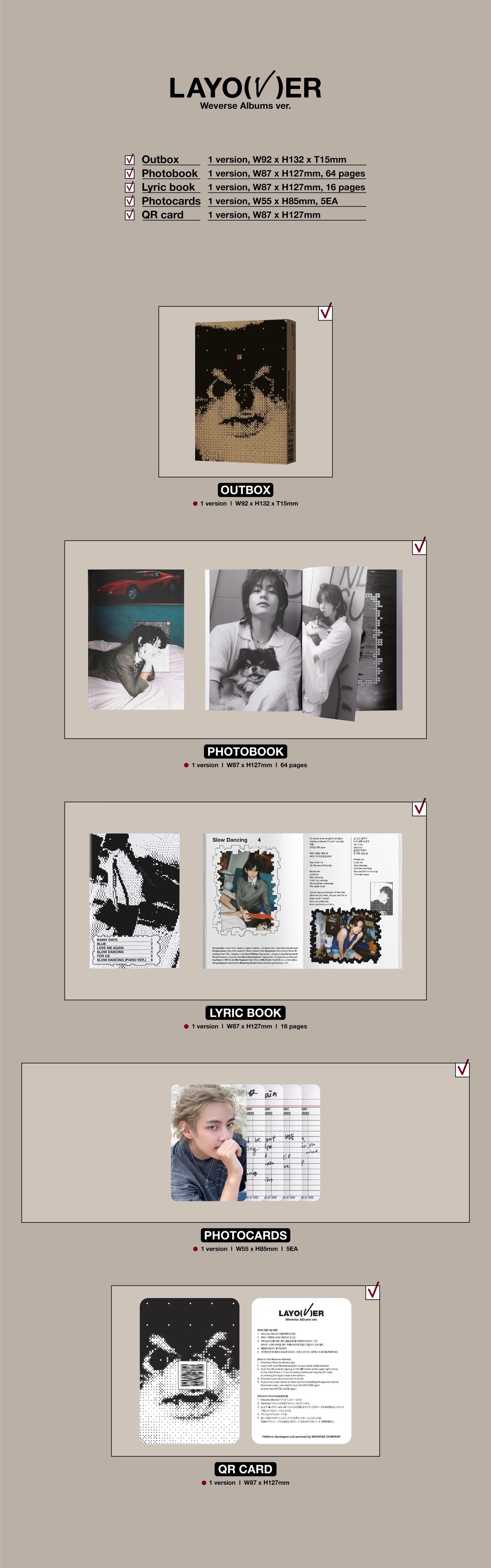 V - Layover (Weverse Albums ver.)