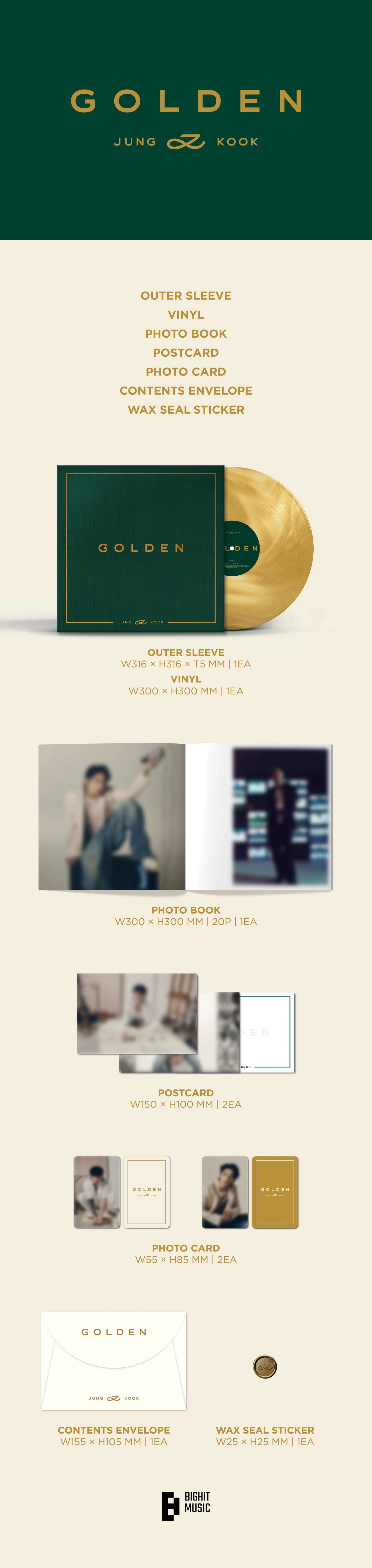 Jung Kook - GOLDEN (LP Ver.)