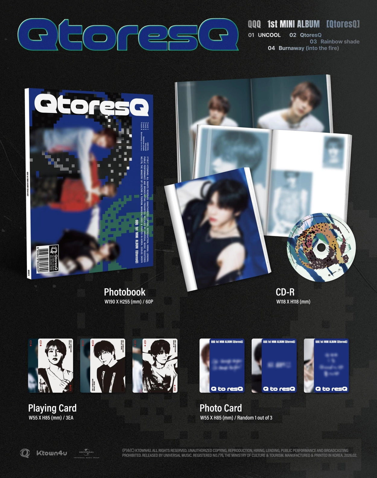 QQQ - 1st Mini Album QtoresQ