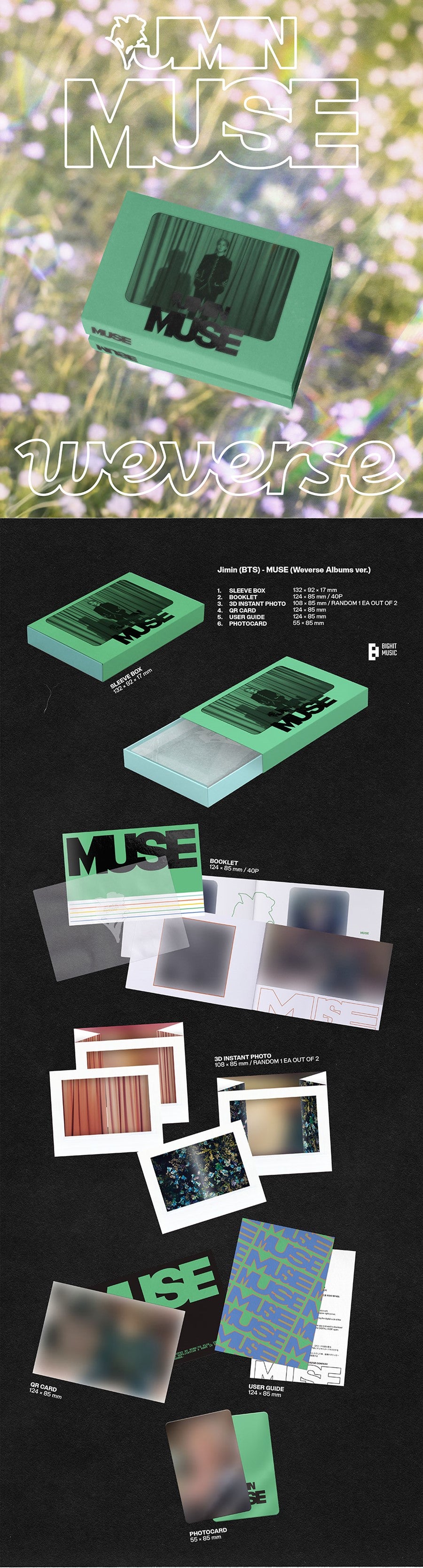 BTS Jimin – MUSE Weverse Albums ver.