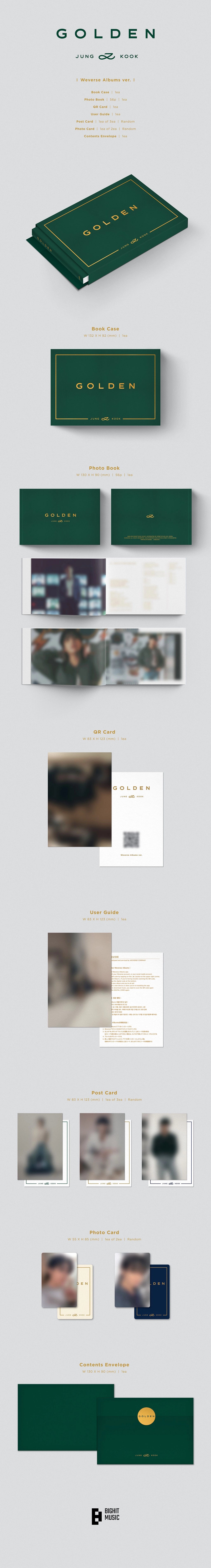Jung Kook - GOLDEN (Weverse Albums ver.)