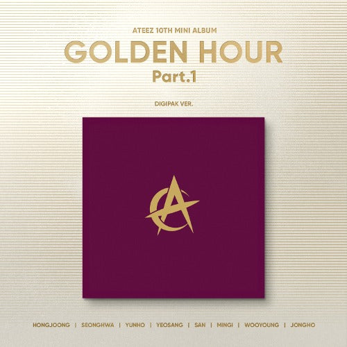 ATEEZ - 10th Mini Album GOLDEN HOUR : Part.1 (Digipak Ver.)