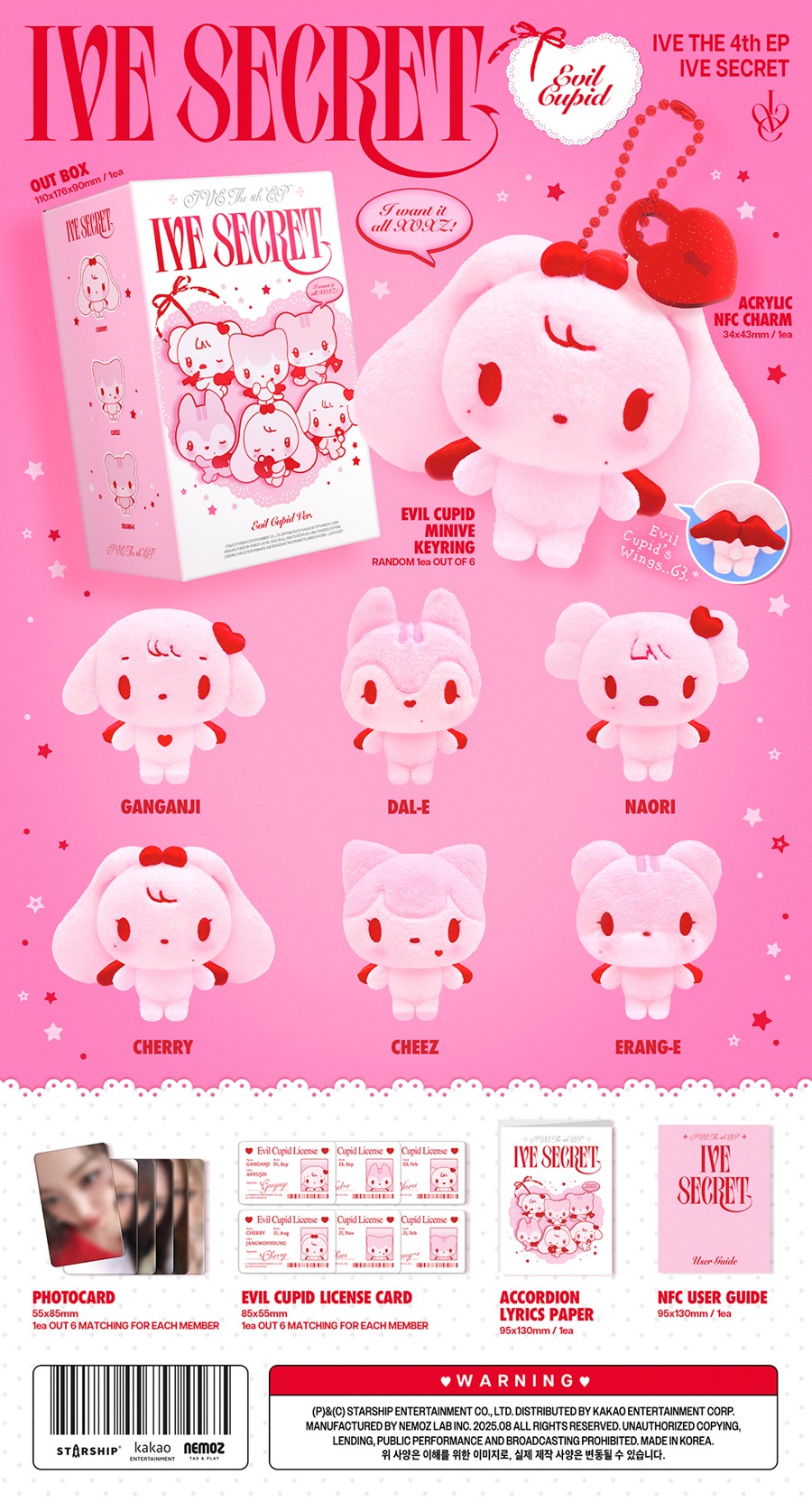 IVE – THE 4th EP [IVE SECRET] (EVIL CUPID ver.)