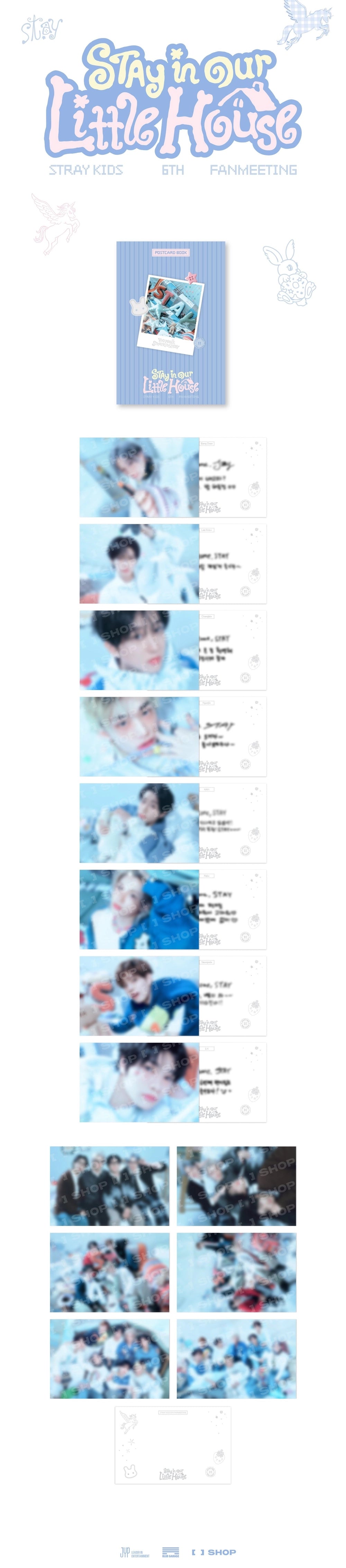 Stray Kids - 6TH FANMEETING STAY in Our Little House POSTCARD BOOK