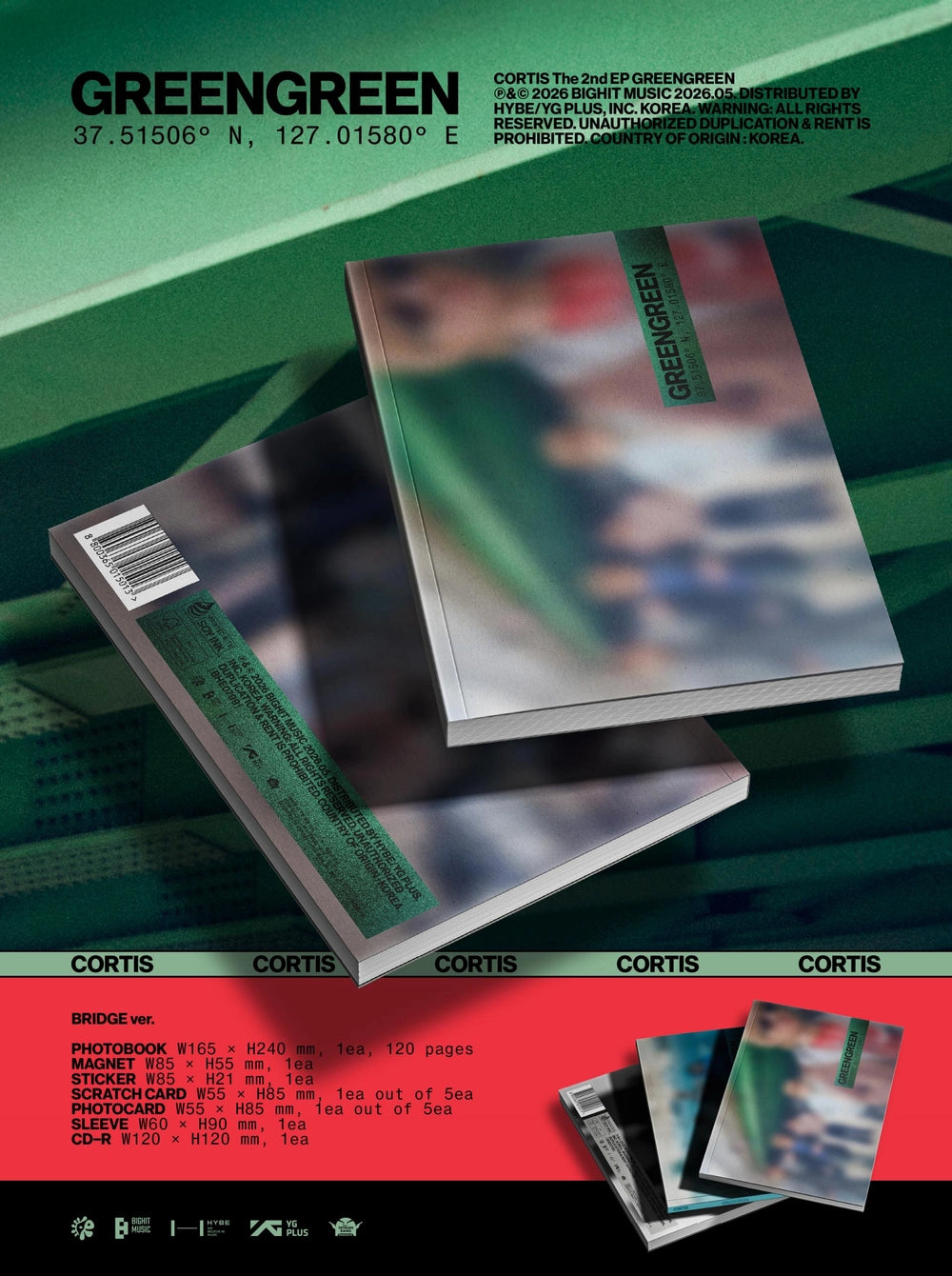 CORTIS - 2nd EP Album GREENGREEN