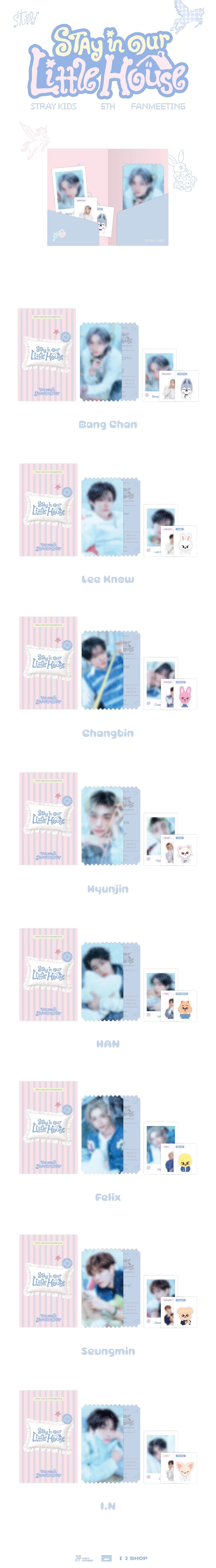 Stray Kids - 6TH FANMEETING STAY in Our Little House SPECIAL TICKET SET