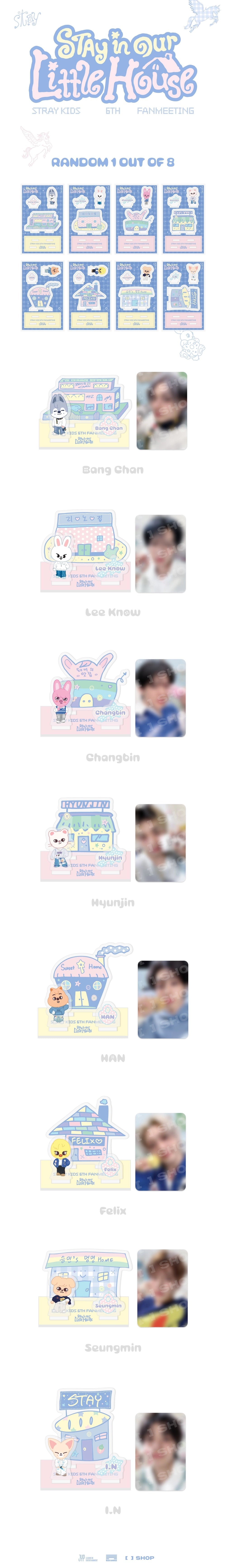 Stray Kids - 6TH FANMEETING [STAY in Our Little House] SECRET ACRYLIC STAND