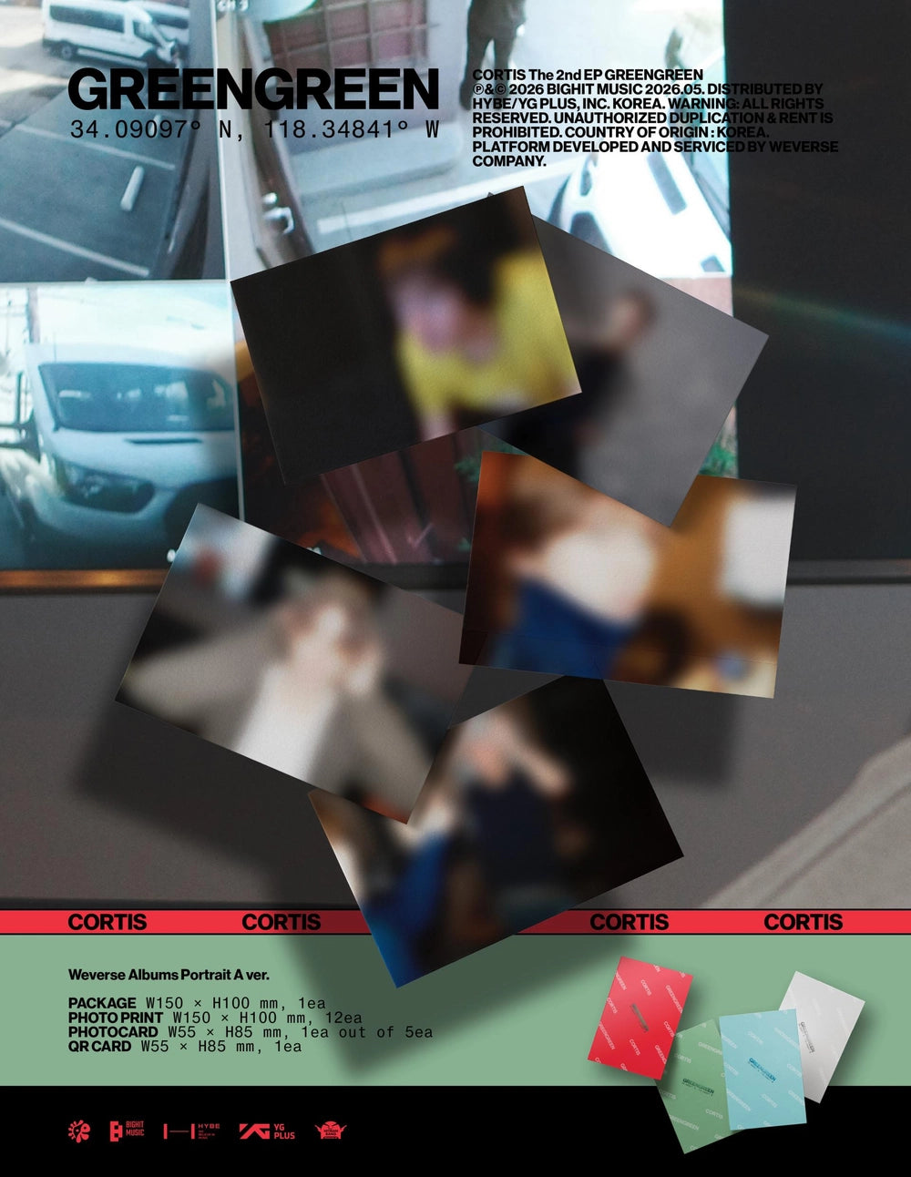 CORTIS - 2nd EP Album GREENGREEN (Weverse Albums ver.)