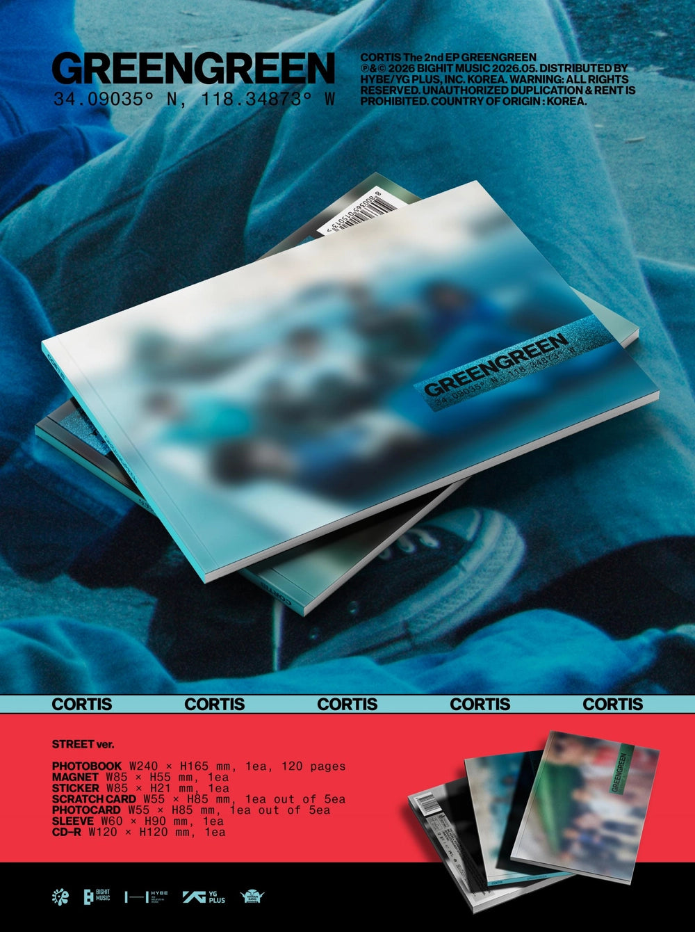 CORTIS - 2nd EP Album GREENGREEN