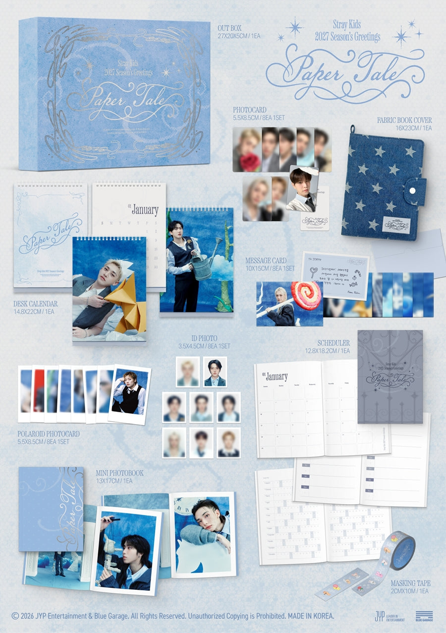 Stray Kids 2027 SEASON’S GREETINGS Paper Tale