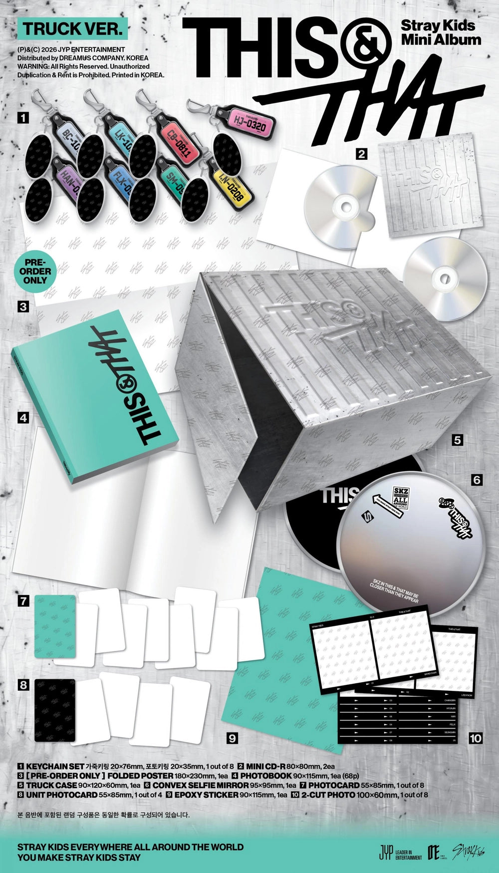 Stray Kids - 10th Mini Album THIS & THAT (TRUCK Ver.) (Limited Edition)