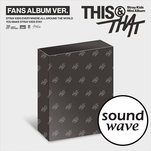 Stray Kids - 10th Mini Album THIS & THAT (FANS ALBUM Ver.)