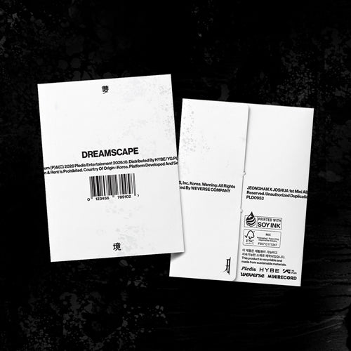 SEVENTEEN JEONGHAN X JOSHUA – 1st Mini Album DREAMSCAPE (Weverse Albums ver.)