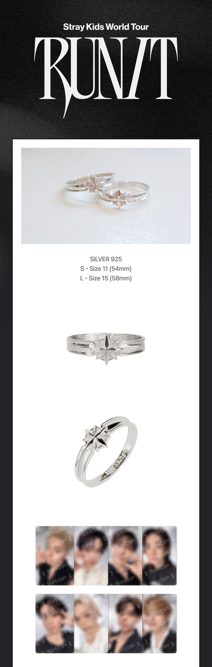 RING Stray Kids World Tour RUN IT MD